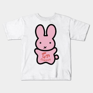 Chinese Zodiac Rabbit Doodle Art Kids T-Shirt